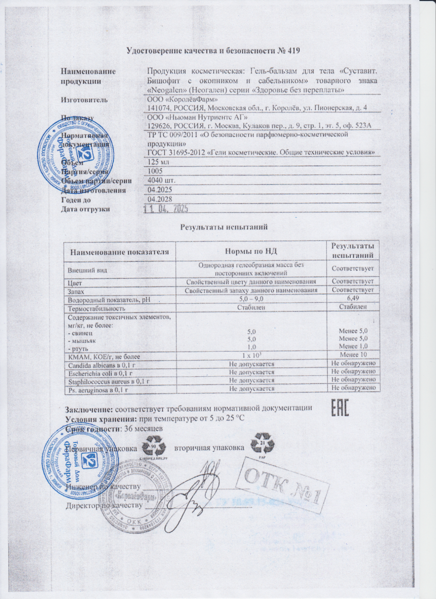 Паспорт №042025